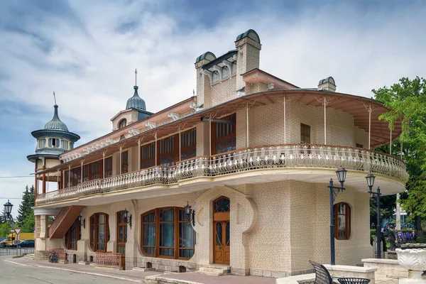 Edifício Casa Café Gukasov Parque Jardim Flor Pyatigorsk Rússia — Fotografia de Stock