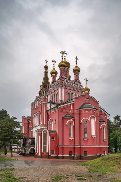 普特莱蒙教堂 俄罗斯基什洛夫斯克的疗养院 — 图库照片