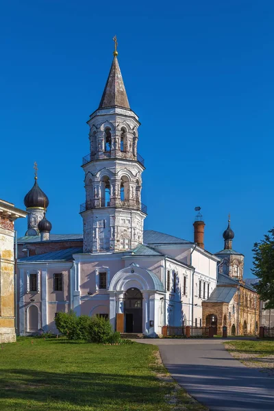 Bell Tower Church Entry Theotokos Temple Jerusalem Borisoglebsky Monastery Torzhok — Stock Photo, Image