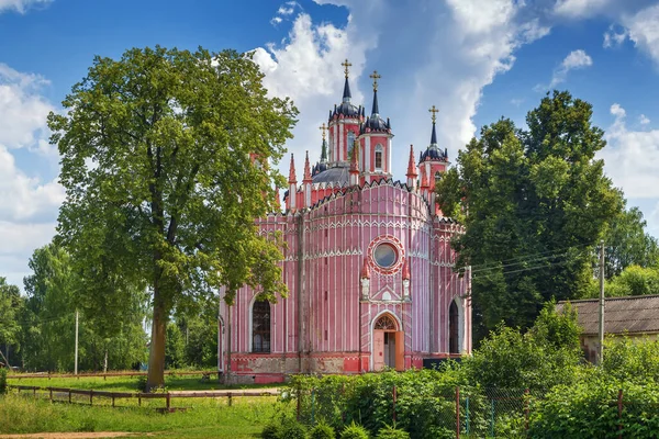 Iglesia Transfiguración Del Salvador Aldea Krasnoe Rusia —  Fotos de Stock