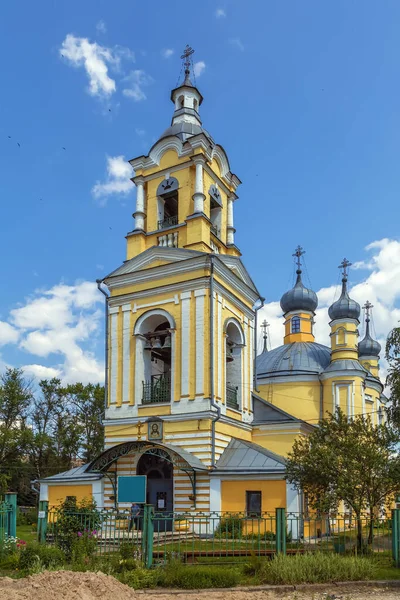 Chrám Proroka Eliáše Městě Starica Rusko — Stock fotografie