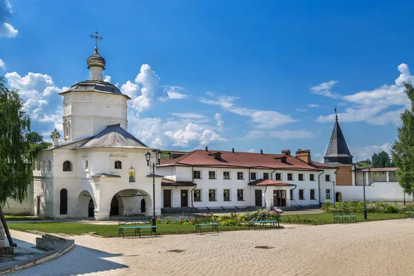 Kyrkan John Evangelist Holy Dormition Kloster Staritsa Ryssland — Stockfoto