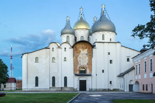 Katedrála st. sophia moudrosti boží, Velikij novgorod — Stock fotografie