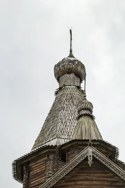 Musée en plein air d'architecture en bois "Vitoslavlitsy", Russie — Photo