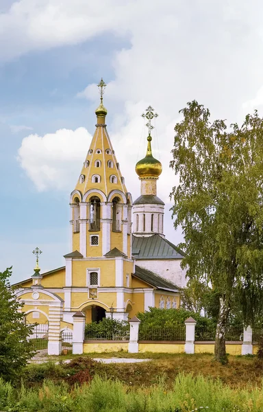 De kerk van de geboorte van de theotokos in gorodnya, Rusland — Stockfoto