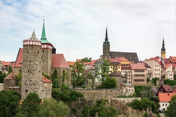 Oude stad van Bautzen, Saksen, Duitsland — Stockfoto