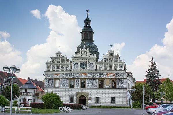 Stadhuis in stribro, Tsjechië — Stockfoto
