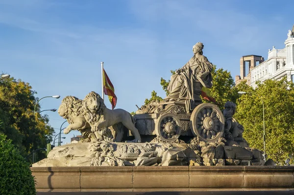 Cibeles Fountain, Madrid — Stock Photo, Image