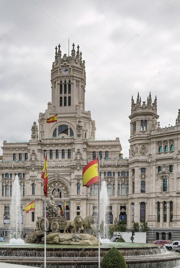 The Cybele Palace, Madrid, Spain.