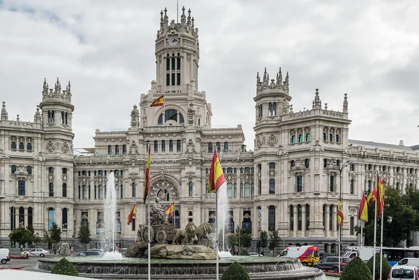 Cybele Palace, Madrid, Španělsko. — Stock fotografie