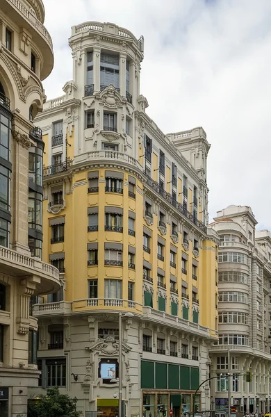 Gran Via ulice, Madrid — Stock fotografie