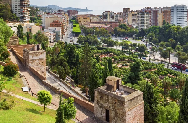 Vista su Malaga, Spagna — Foto Stock