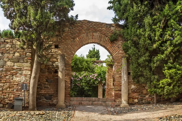 Alcazaba van Malaga, Spanje — Stockfoto