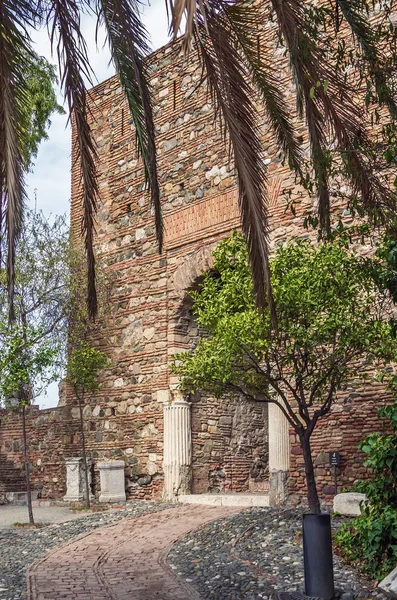 Alcazaba van Malaga, Spanje — Stockfoto