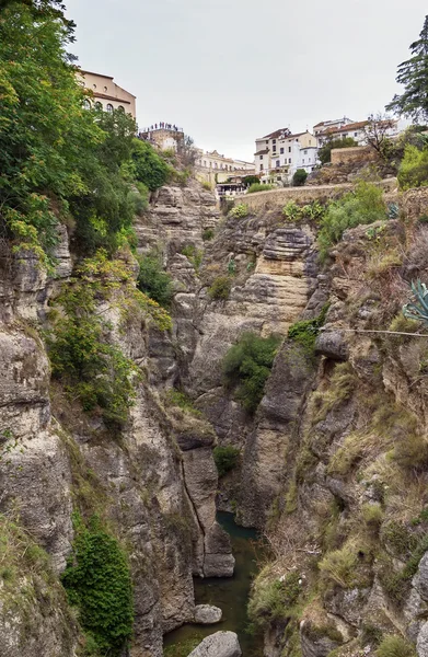 Canyon in Ronda, Spanje — Stockfoto