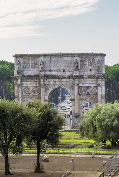 Boog van Constantijn, rome — Stockfoto