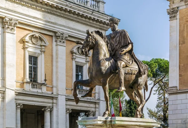 Estatua de marcus aurelius, roma — Foto de Stock