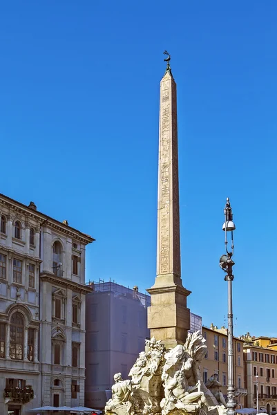 Fuente de los Cuatro Ríos, Roma — Foto de Stock