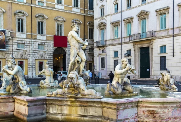 Fontana del moro, Róma — Stock Fotó