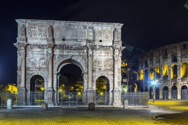 Oblouk Constantine, Řím — Stock fotografie
