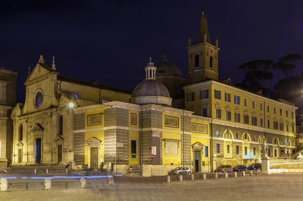 Basilica of Santa Maria del Popolo, Rome — Stock Photo, Image