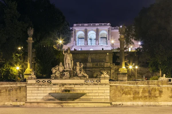 Statues On Piazza Del Popolo, Rome — Stock Photo, Image