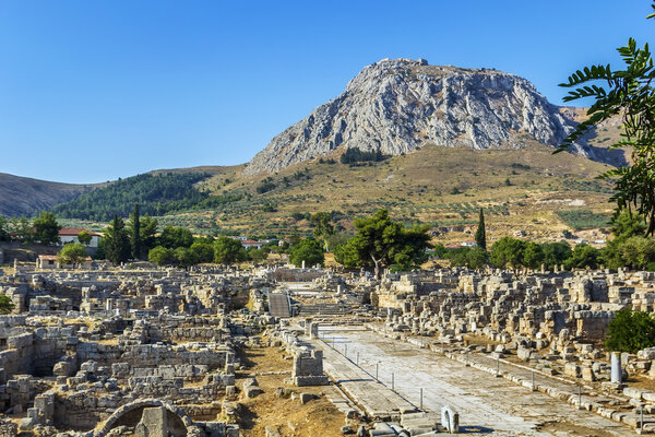 ruins of Ancient Corinth, Greece