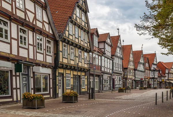 Street i Celle, Tyskland – stockfoto