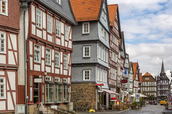 Ulice v fritzlar, Německo — Stock fotografie