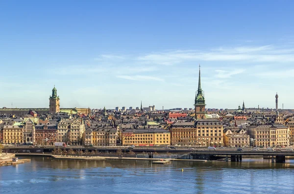 Widok gamla stan, Sztokholm — Zdjęcie stockowe