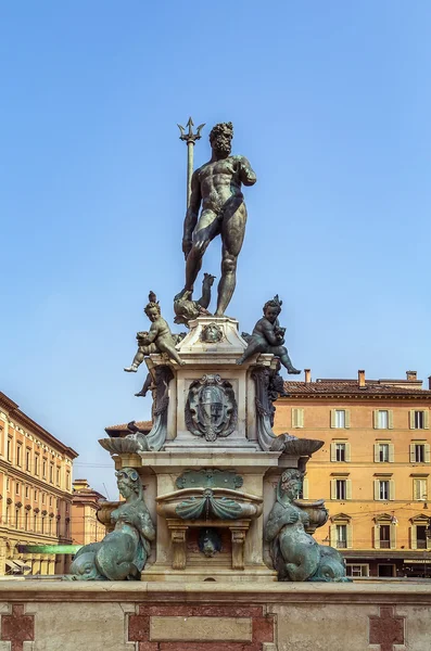 Fountain of Neptune, Bologna — Stock Photo, Image