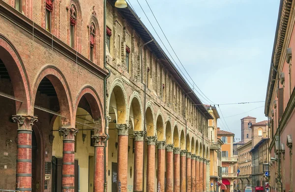 Straat in Bologna, Italië — Stockfoto