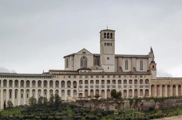 Basilikan St. Francis Assisi, Italien — Stockfoto