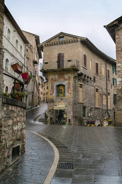 Calle en Asís, Italia — Foto de Stock