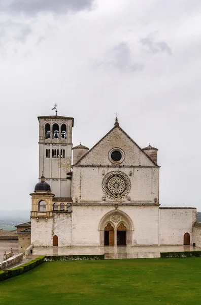 Basilika des hl. Franziskus von Assisi, Italien — Stockfoto