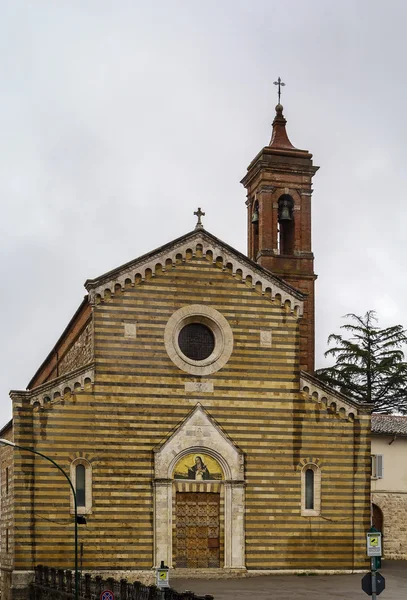 교회 산타 agnese 디 몬테 풀 시아 노, 이탈리아 — 스톡 사진