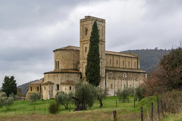 Abbey of Sant Antimo, Italy — Stock Photo, Image