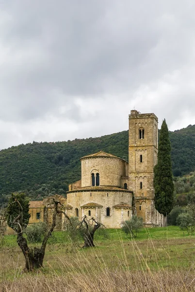 Abbey of Sant Antimo, Italy — Stock Photo, Image