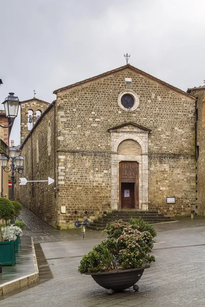 Kirche von sant egidio, montalcino, italien — Stockfoto