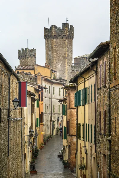 Straße in montalcino, italien — Stockfoto