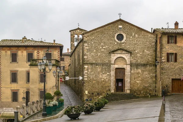 Iglesia de Sant Egidio, Montalcino, Italia — Foto de Stock