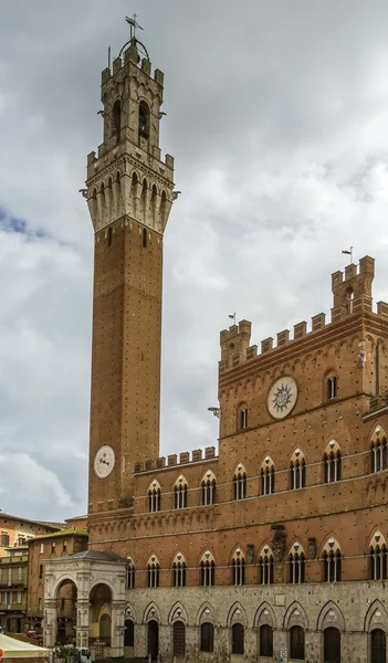 Palazzo Publico, Siena, Italië — Stockfoto