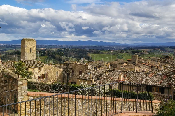 Vista de San Gimignano, Italia — Foto de Stock