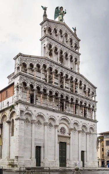 San Michele v Foro, Lucca, Itálie — Stock fotografie