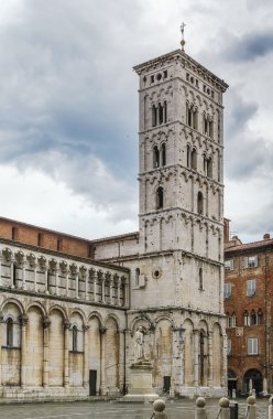 San Michele içinde Foro, Lucca, İtalya
