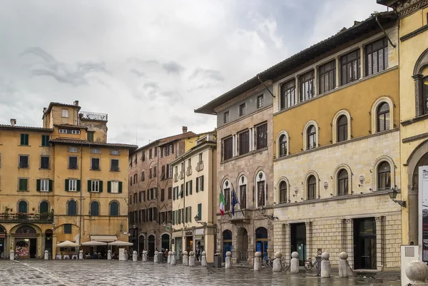 Piazza San Michele, Lucca, Italië — Stockfoto