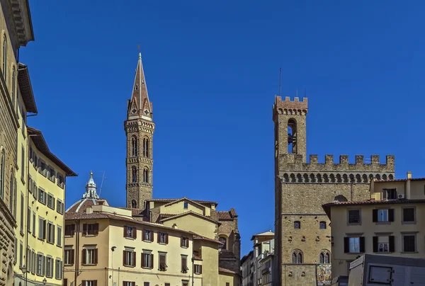 Belltower of the Badia Fiorentina, Florença, Itália — Fotografia de Stock