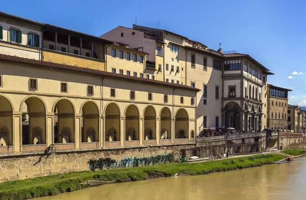 Uffizi 갤러리, 피렌체의 보기 — 스톡 사진