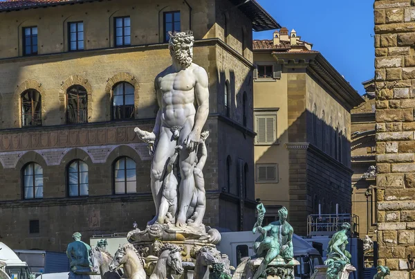 Szökőkút a Neptunusz, Florence — Stock Fotó