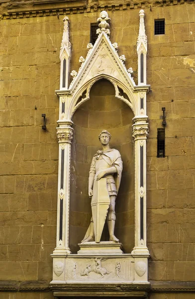 Statua św, Florencja, Włochy — Zdjęcie stockowe